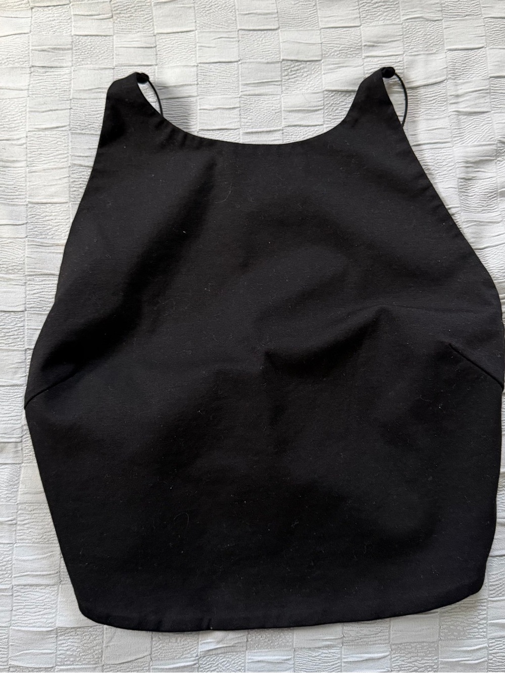 Zara Black Crop Tank Top